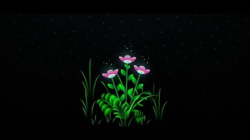 Dynamic Glowing plants with html,Css and JavaScript