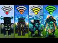 Minecraft Warden with different Wi-Fi Experiment