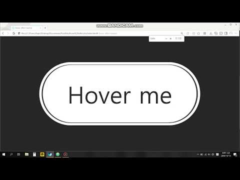 [PCNJ]Pure CSS No Javascript hover effect 버튼