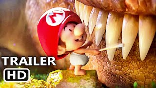 The Super Mario Galaxy Movie Baby Mario Vs T-Rex Super Bowl Trailer 2026