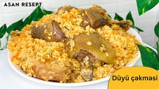 Düyü Çəkməsi necə hazırlanır?  Yumru düyüdən çox asan və dadlı yemek  🍽️ Ləzzətli aş resepti