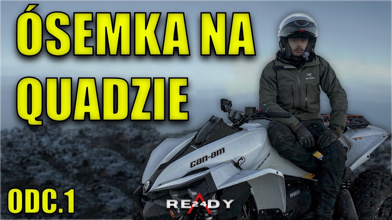 Trening na quadzie - ćwiczenie ósemki