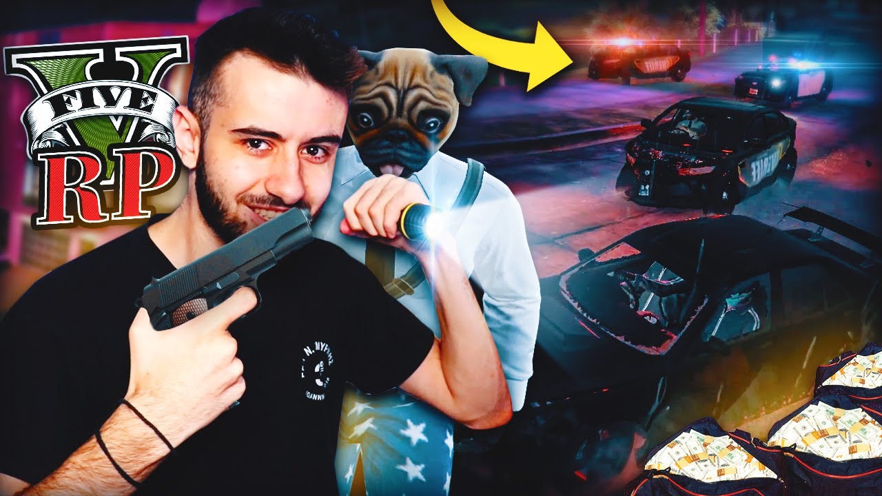 ΟΤΑΝ ΕΝΑΣ ΣΚΥΛΟΣ ΚΑΙ ΤΡΕΙΣ ΛΗΣΤΕΣ ΧΤΥΠΗΣΑΝ ΤΗΝ ΚΕΝΤΡΙΚΗ ΤΡΑΠΕΖΑ ΣΤΟ GTA RP!!