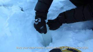 How to Keep Your Water Bottle From Freezing When Winter Backpacking