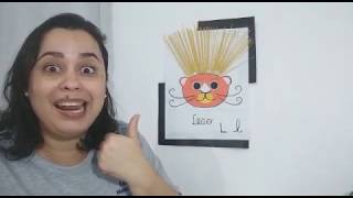 Infantil I • Atividade de artes - Conhecendo a letra 'L'