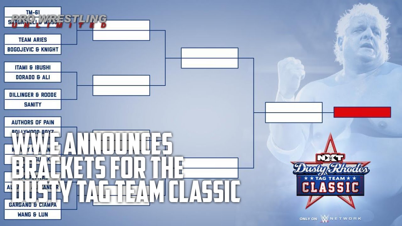 WWE Announces Brackets For The Dusty Rhodes Tag Team Classic - YouTube