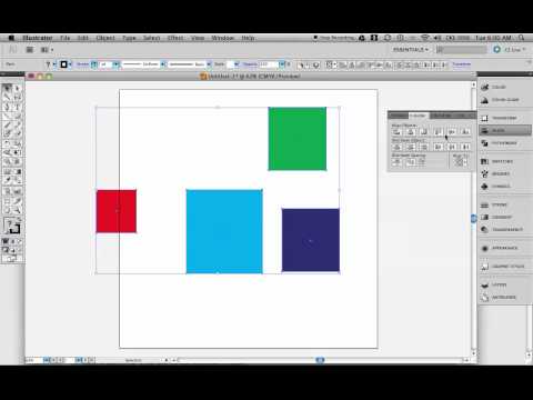 Aligning Objects in Illustrator