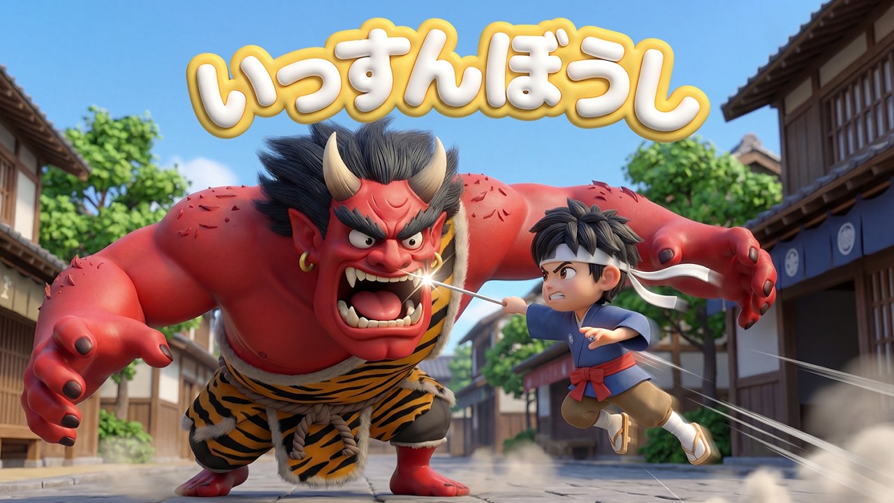 【童話アニメ】いっすんぼうし｜小さくてもできることはある？｜子ども向け3D絵本