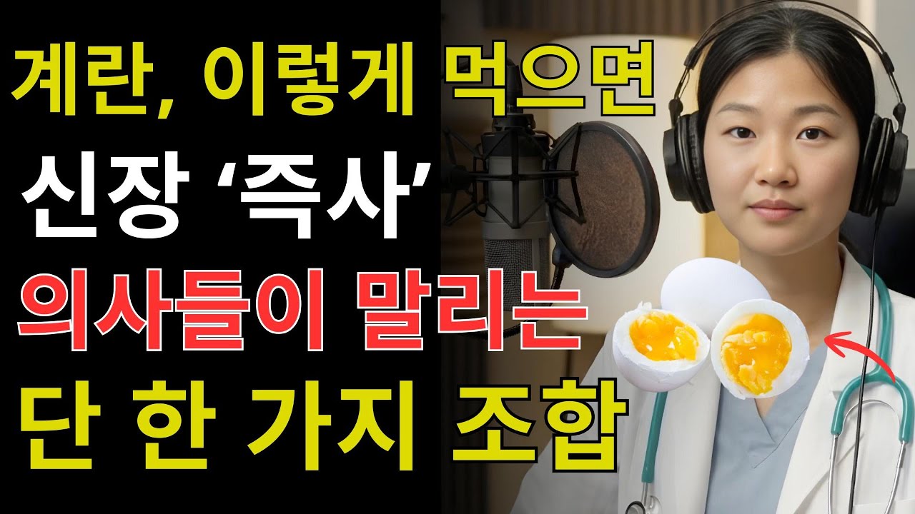 삶은 달걀 이렇게 먹으면 위험합니다! 반드시 피해야 할 최악의 궁합 TOP 3 | 50대건강