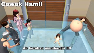 Cowok Hamil Lahiran di dalam Lift | Sakura School Simulator