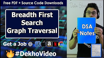 Breadth First Search (BFS) Graph Traversal in Data Structures