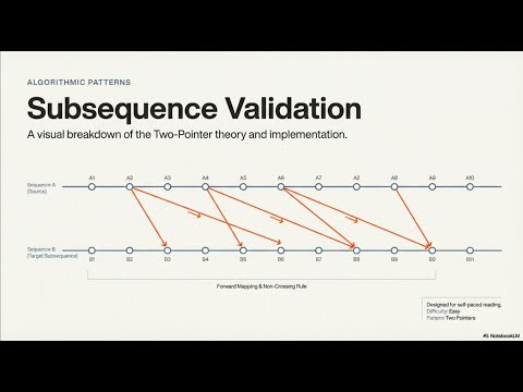 02 Validate Subsequence Problem