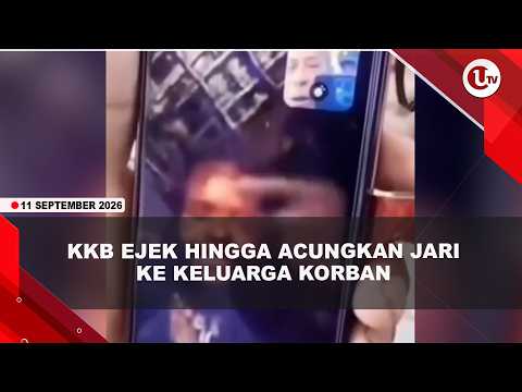 USAI T*MB4K M*TI 3 ASN, KKB VIDEO CALL KELUARGA KORBAN SAMBIL MENGEJEK | U-NEWS