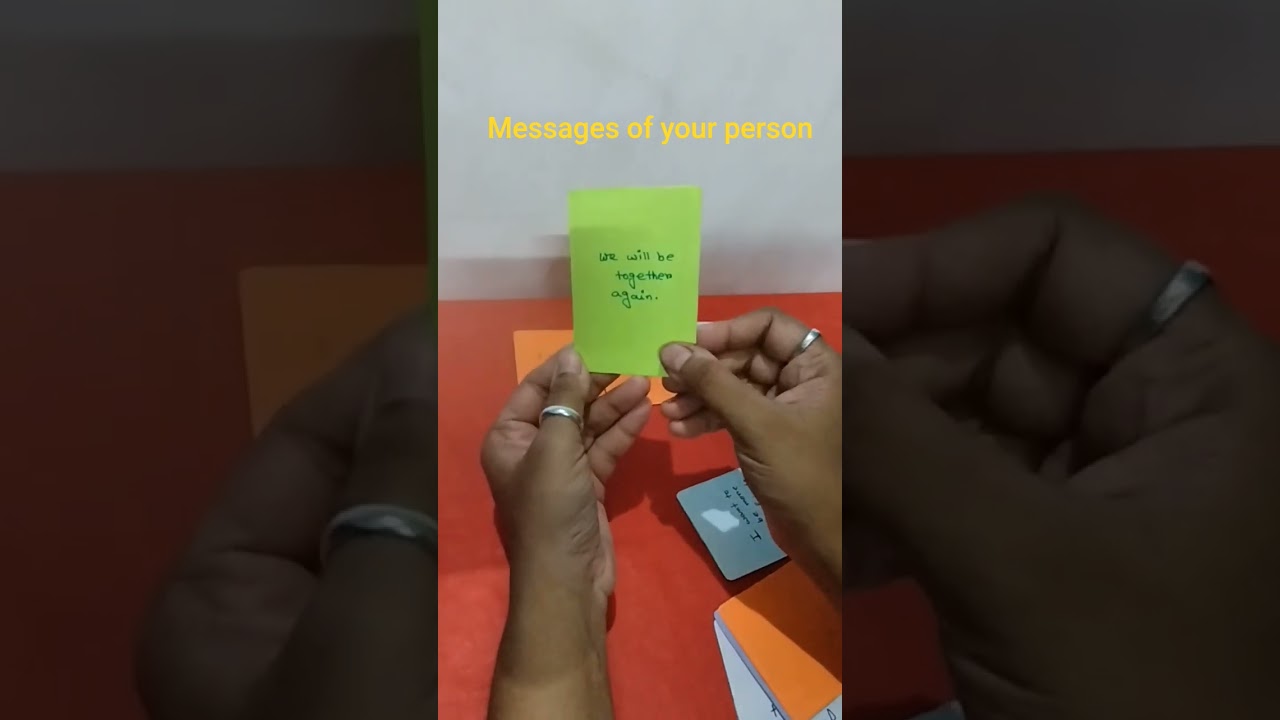 Messages of your person 