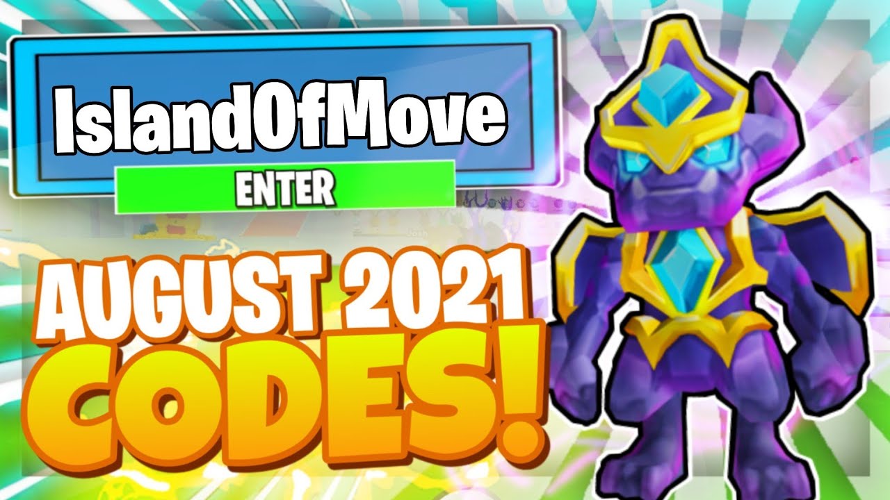 (AUGUST 2021) ISLAND OF MOVE CODES ALL NEW SECRET OP CODES! Roblox