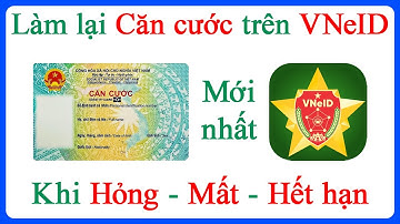 Cách làm thủ tục cấp thẻ Căn cước trên VNeID khi CCCD hỏng mất hết hạn