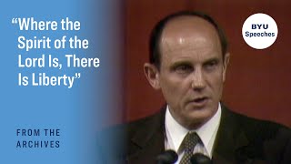“Where the Spirit of the Lord Is, There Is Liberty” | Charles A. Didier | 1984 by BYU Speeches 1,770 views 4 days ago 24 minutes