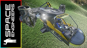 The Wasp VTOL Speeder! - Space Engineers