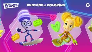 Fixies Drawing and Coloring Android Promo 6 screenshot 2