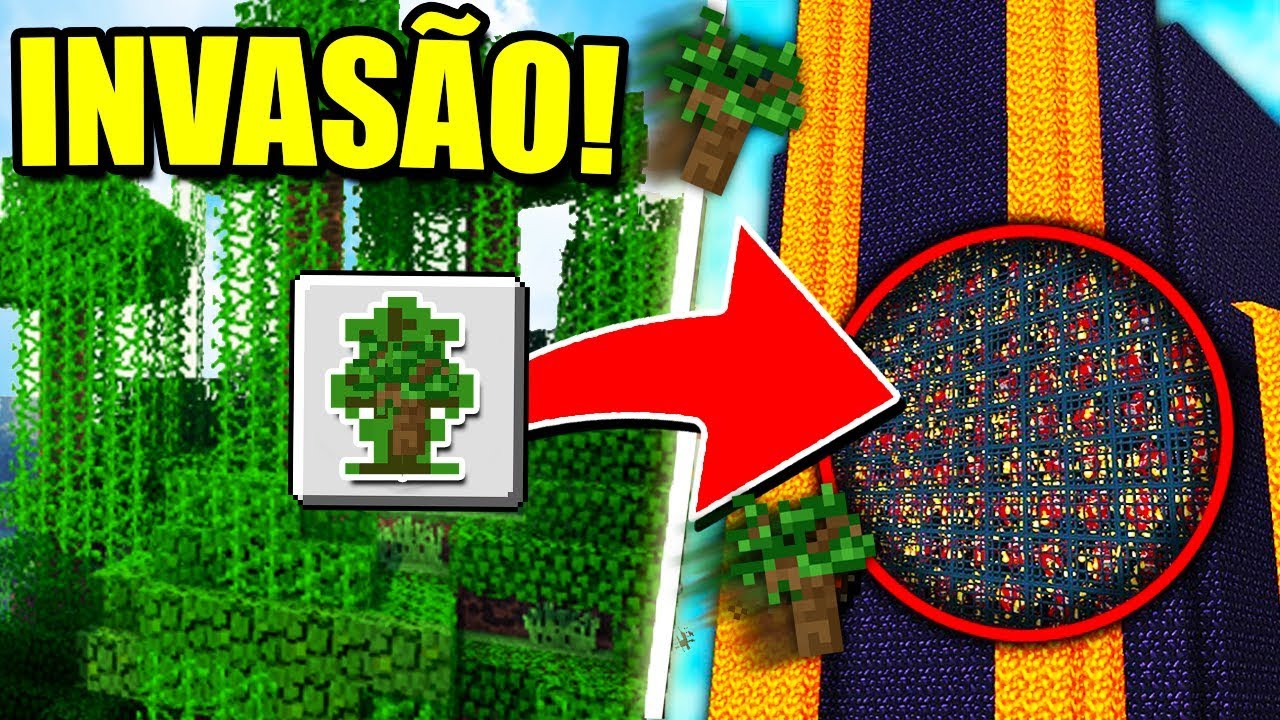 Minecraft: TENTEI INVADIR UMA BASE COM UMA ARVORE! (Factions Classic) #14 ‹ Viros ›