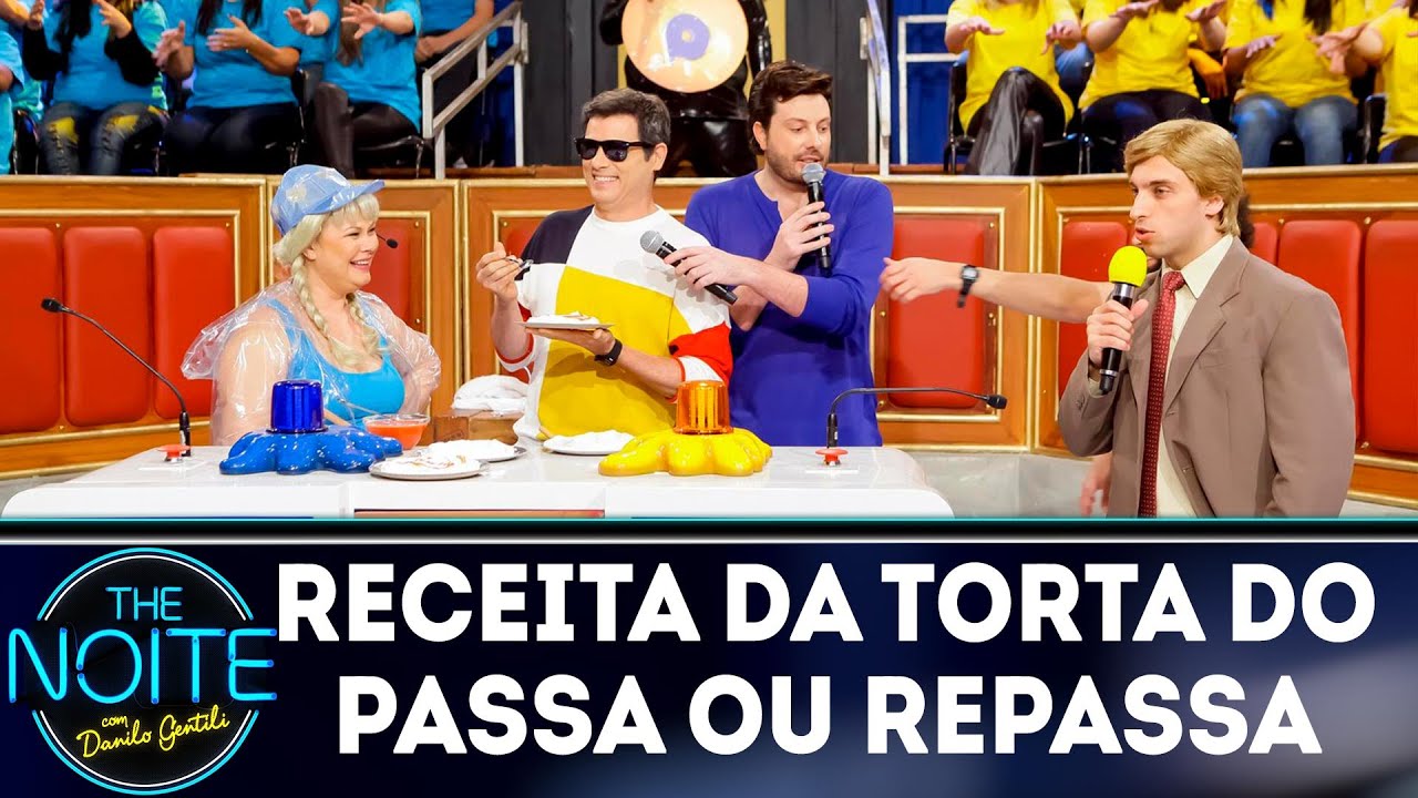 juliana salazar Isadora Becker ensina a fazer a torta do Passa ou Repassa | The Noite (07/08/18)