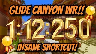 CANYON GLIDE WORLD RECORD! BEST STRATEGY, ROUTE AND SHORTCUTS - 1:12:150 WR (Beaten by me)
