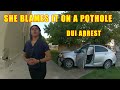 Drunk 22-Year-Old Crashes into Bank and Blames It on a Pothole