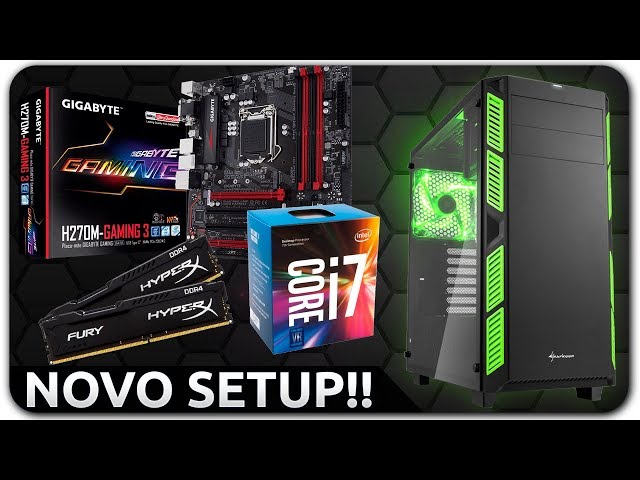 [titanium1]corei7 7700 ＋ H270-PRO MY NEW PC! Core i7-7700 + 8Gb RAM HyperX Fury 2133MHz + GA H270M