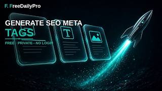 How to Generate SEO Meta Tags Free Online