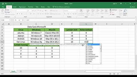 Cara Menghitung Jumlah Data Kriteria Tertentu Dengan Rumus COUNTIF Excel