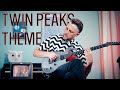 Twin peaks theme  falling instrumental  guitar cover by vvlv