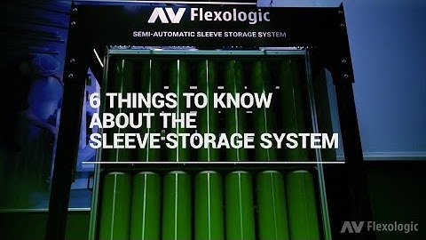 6 things to know about storing flexo plate sleeves | Sleeve Storage System