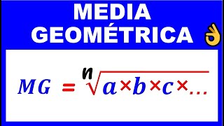 GEOMETRIC MEAN GEOMETRIC MEAN
