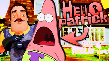 NOW PATRICK IS MY NEIGHBOR?! (Hello Patrick) | Hello Neighbor Mobile Ripoff Game