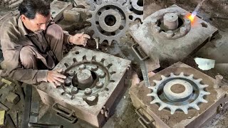 Extremely Complex yet Amazing process of Sand Mold | Industrial Chain Sprocket