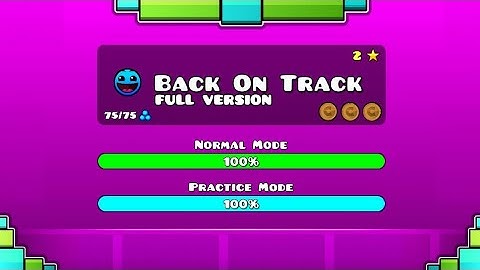 Geometry Dash - Back on Track (Full Version)🎵/ "All Coins"
