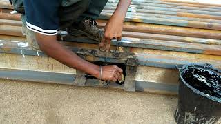 FBWP  Painting of Flash butt   welding Joint