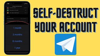 How to Set Telegram Account To Automatically Self Destruct And Delete Itself on iPhone and Android screenshot 4