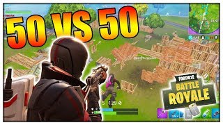 NEJEPIČTĚJŠÍ BITVA!! Fortnite 50 vs 50 /w Herdyn, Baxtrix