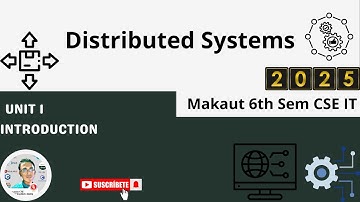 Unit 1 Introduction Distributed System▶️Makaut CSE IT 6th sem #cseit #makaut #distributed #dbms #ai