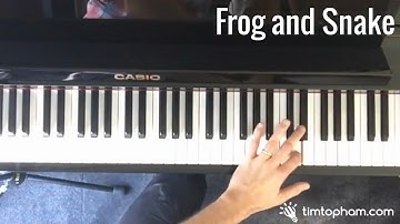Fun Piano Game For Beginner Music Students: Frog and Snake