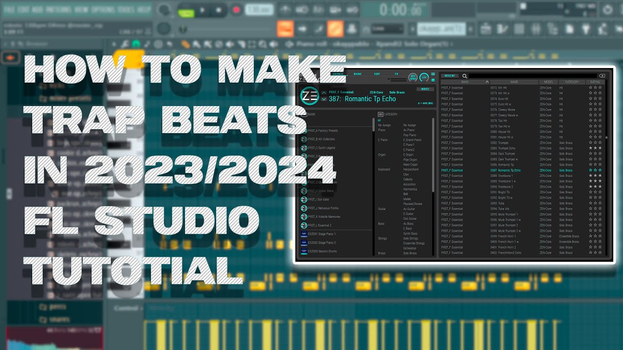 HOW TO MAKE TRAP BEATS IN 2023/2024 FL STUDIO TUTOTIAL - YouTube