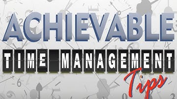 Study Skills - Time Management