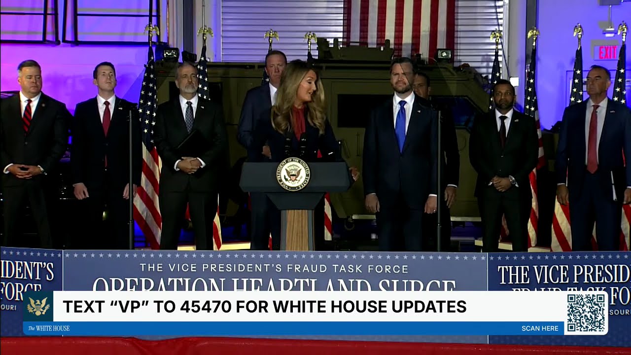 Vice President JD Vance Holds a Fraud Task Force Press Conference