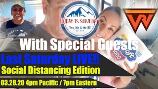 Last Saturday LIVE!! March 2020 4pm Pacific / 7pm Eastern