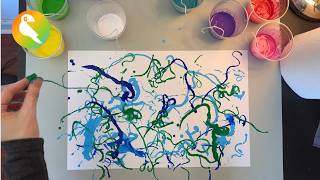 String Painting | Easy Dada Action Art for Kids & Teachers