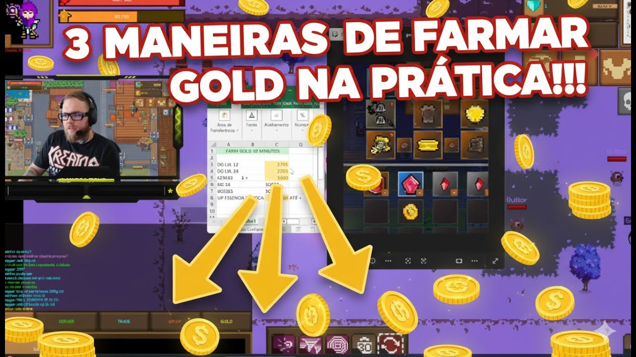 3 MELHORES MANEIRAS DE FARMAR GOLD NA PRATICA NO KAION TALE!!!!!
