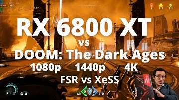 Can AMD handle an RT mandatory game?! RX 6800 XT vs DOOM: The Dark Ages