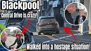BLACKPOOL - Madness Going On Here!! Armed Police Everywhere! You Can’t Swim There Love! 