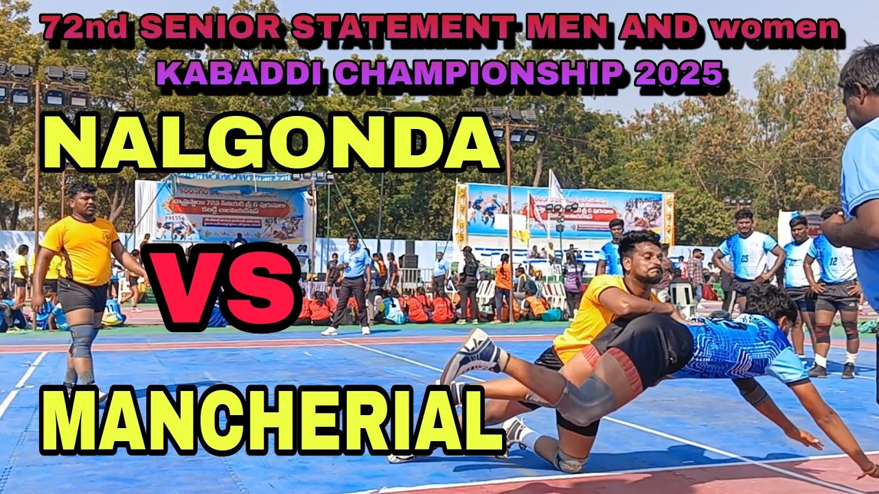 NALGONDA VS MANCHERIAL SENIOR STATEMENT KABADDI MATCH BOYS 2025||WIN NALGONDA 🔥🔥🔥